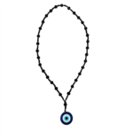 Evil eye pendant black string
