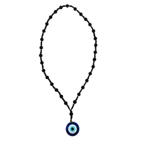 Evil eye pendant black string